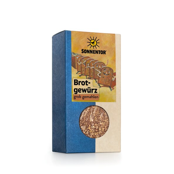 Brotgewürz grob gemahlen bio 45 g, Packung